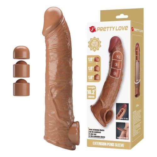 Förlängning Sleeve För Penis Pretty Love Justerbar 26 cm