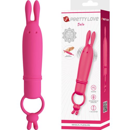 Vibrator Pretty Love Delia Rabbit med Ring