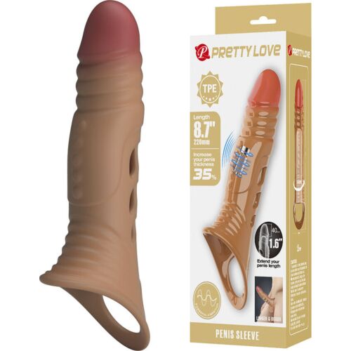 Vibrerande Penis Hylsa Pretty Love - Interna Vibrationer