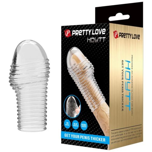 Penis sleeve FOR HIM PRETTY LOVE HOTTT med texturerad yta