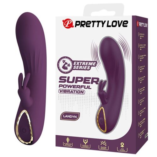 Vibrator High Tech Landyn med dubbelt nöje