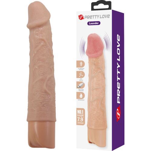 Vibrator Pretty Love Leander med realistisk design
