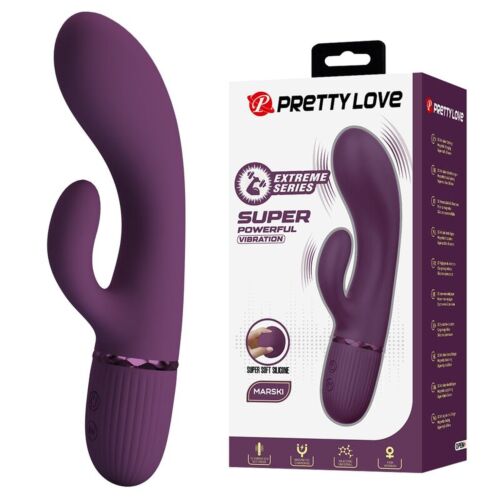 Vibrator MARGIE från HIGH TECH med 10 Vibrationslägen och Dubbelt Stimulering