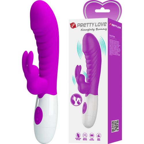 Rabbit Vibrator Pretty Love Naughty Bunny med Dubbel Stimulering