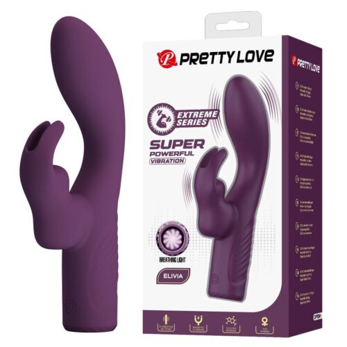 DILDOS OLIVIA Uppladdningsbar Rabbitvibrator