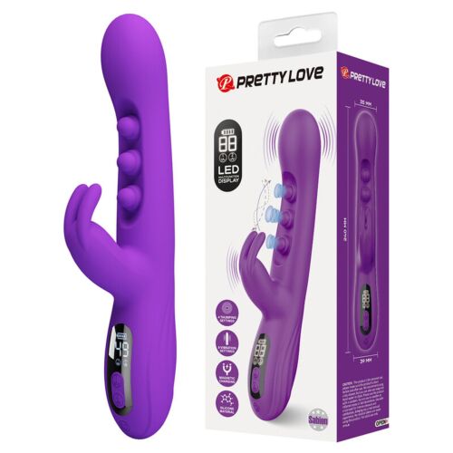 Rabbit Vibrator HIGH TECH PRETTY LOVE med Tapping-stimulering
