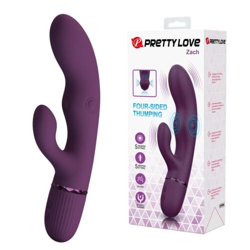 Rabbit Vibrator HIGH TECH PRETTY LOVE ZACH med thrusting funktion