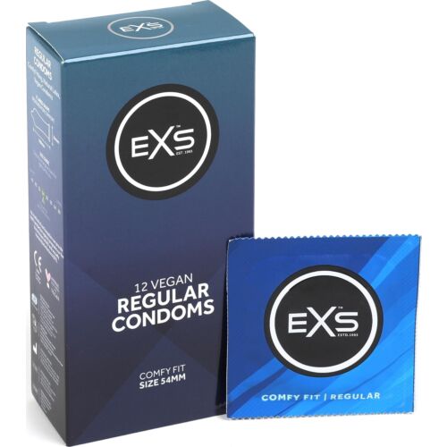 Kondomer Exs Regular 12-pack - Bekväm passform med naturlatex