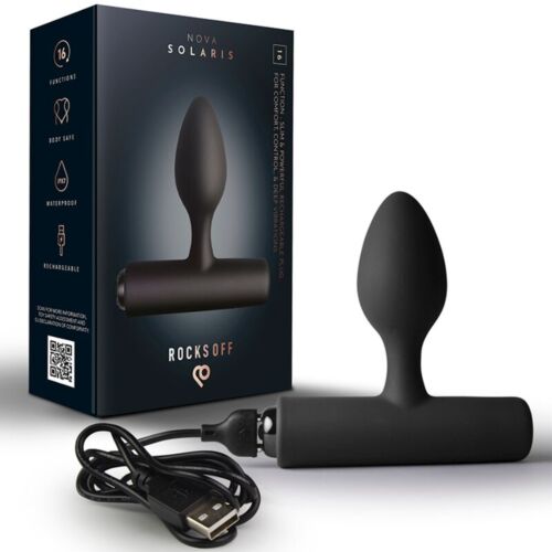 Analplugg ROCKS-OFF NOVA SOLARIS Rechargable Slim
