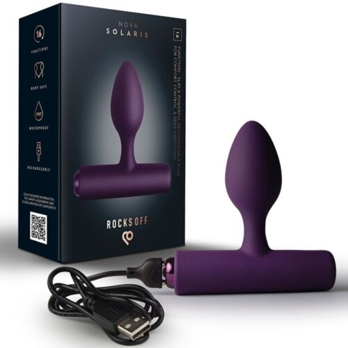 Analplugg ROCKS-OFF NOVA SOLARIS Rechargable Slim & Powerful