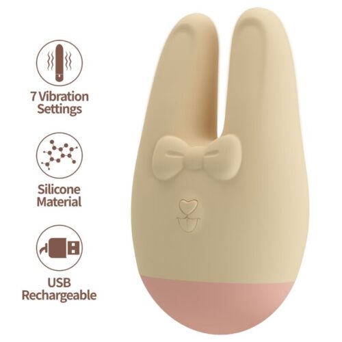 ROMANCE BUNNY Klitstimulator med 7 vibrationslägen
