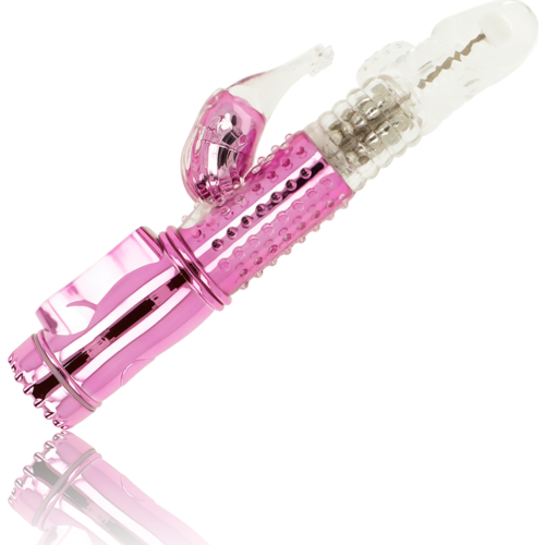 OHMAMA Multifunktionell Vibrator med Rotation och Klitorisstimulator