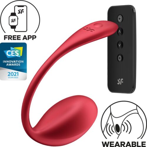 Vibrator SATISFYER Shiny Petal med appkontroll