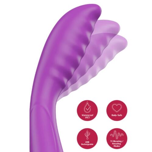 Vibrar SHE.E.O Purple G-spot med taktkontroll
