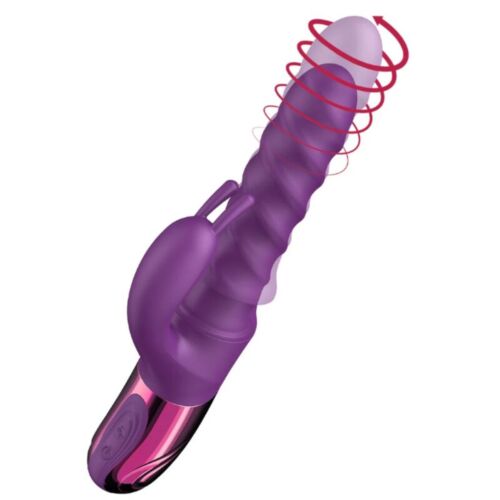 Vibrator She.E.O Rabbit Swirl med dynamiskt vridningssystem