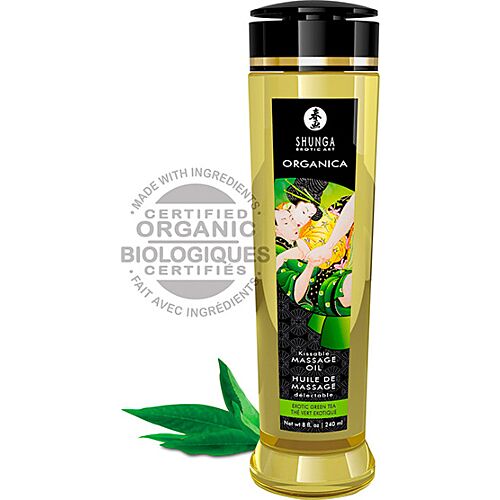 Massageolja Shunga T? Verde Ex?tico med tedoft