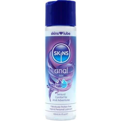Lubricant SKINS Anal Hybrid 130 ML med silkeslen känsla