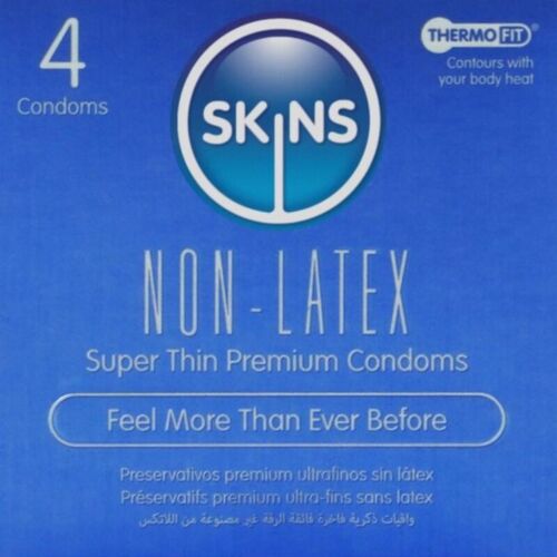 Kondom SKINS Latexfria 4-pack med naturlig känsla
