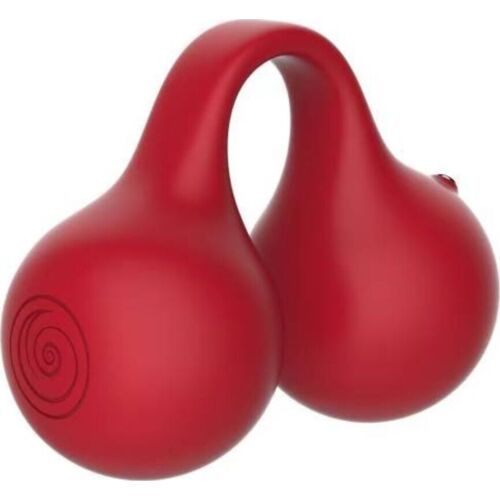 Stimulator SNAIL VIBE Twinn Cherry med Touch Sense Teknik