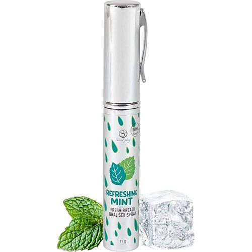 Secretplay Uppfriskande Mint Oral Spray för Intima Stunder
