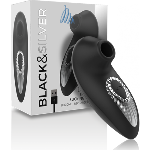 Sugerande stimulators BLACK&SILVER Drake