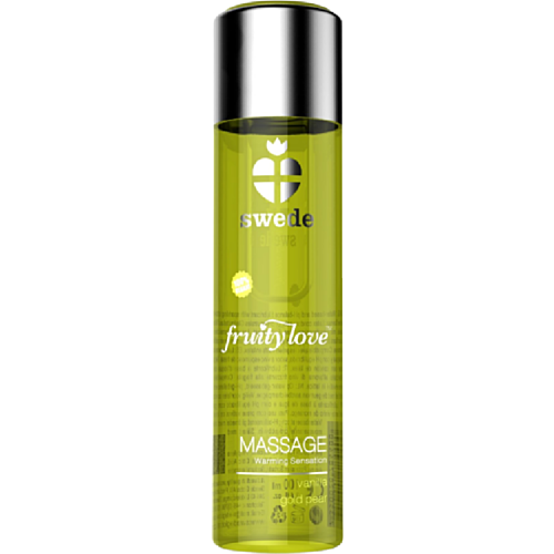 Massageolja SWEDE Fruity Love Värmande Effekt 120ml