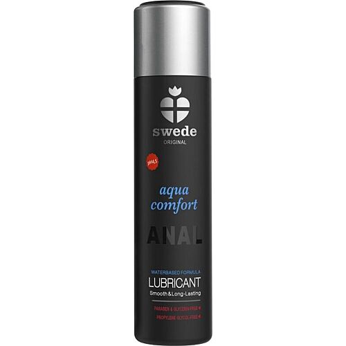 Anal Glidmedel Swede Aqua Comfort 60ml - Långvarig Formel
