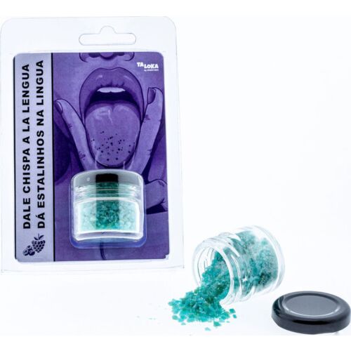 Sötsaker TALOKA Blå Hallon Magiska Kyssar med Sprakande Godis