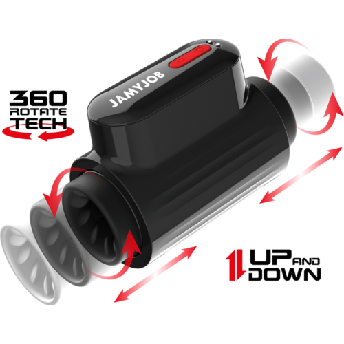 Masturbator JAMYJOB Vortex med Turbo-läge och 360° Rotation
