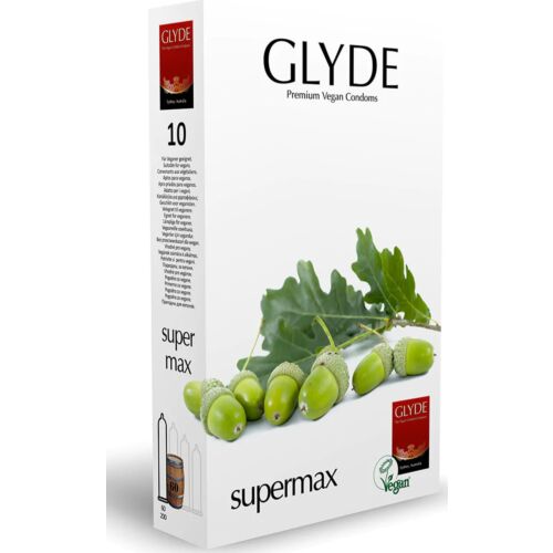 Glyde Ultra Supermax Veganska Kondomer - Extra Stor Storlek