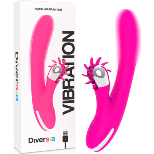 Vibrator Diversia Bunny 24 cm med kraftfull klitorisstimulering