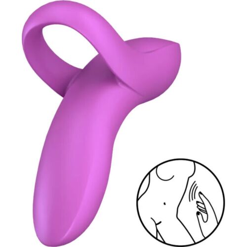 Satisfyer Bold Lover finger vibrator med 12 lägen