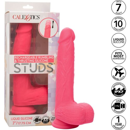 Realistisk Vibrator CALEXOTICS Studs med Stötande Funktion