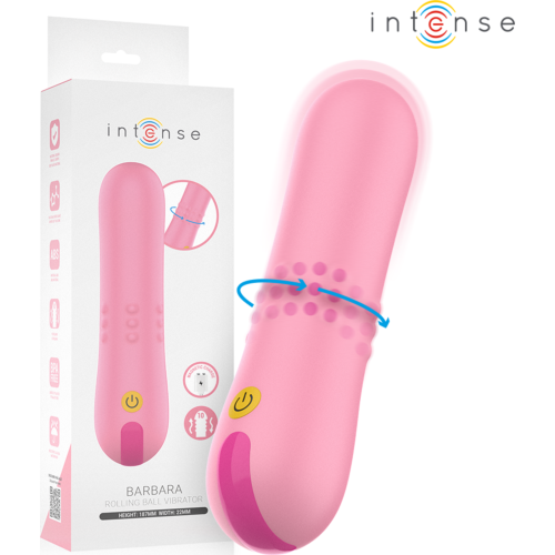 Vibrator INTENSE BARBARA med roterande pärlor