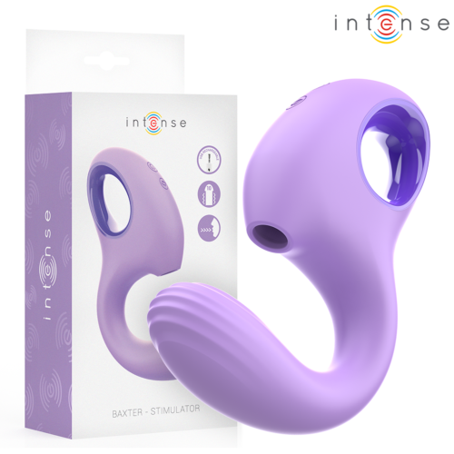 Vibrator INTENSE BAXTER med sug- och vibrationsfunktioner