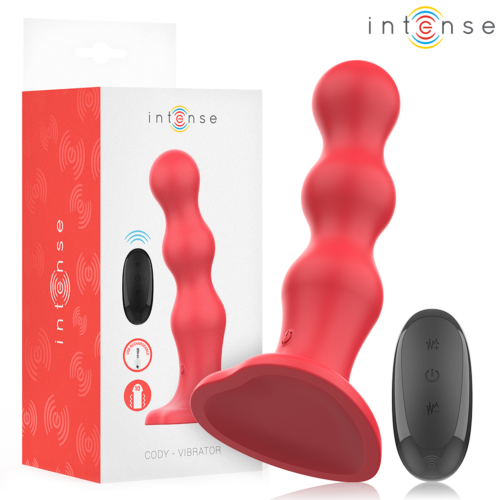 Fjärrstyrd Vibrator INTENSE CODY med Sugapparat