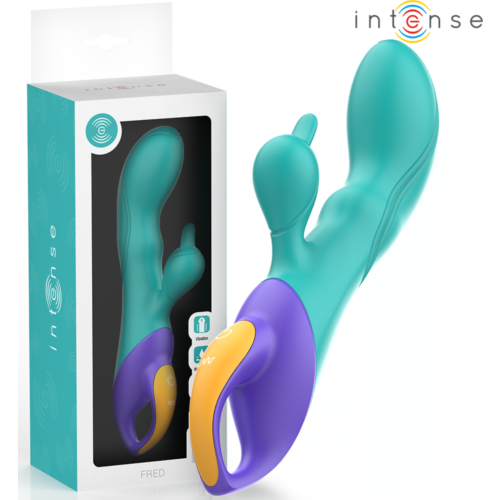 Rabbit Vibrator INTENSE FRED för Dubbel Stimulering