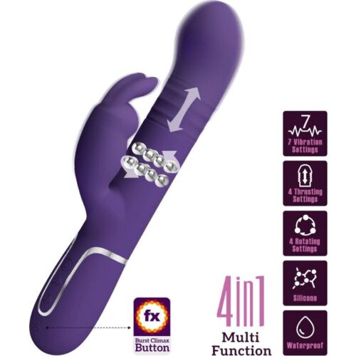 Pretty Love Coale Rabbit Vibrator 4-in-1