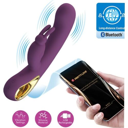 Rabbit Vibrator Pretty Love Liam med Dubbelmotorer