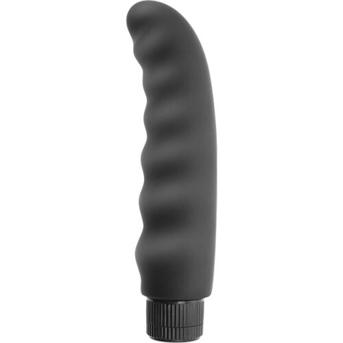 Vibrator S Pleasures Ripple Black med vågar