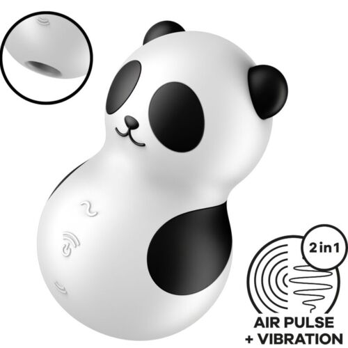 Lufttryckstimulator Satisfyer Pocket Panda med 11 intensiteter