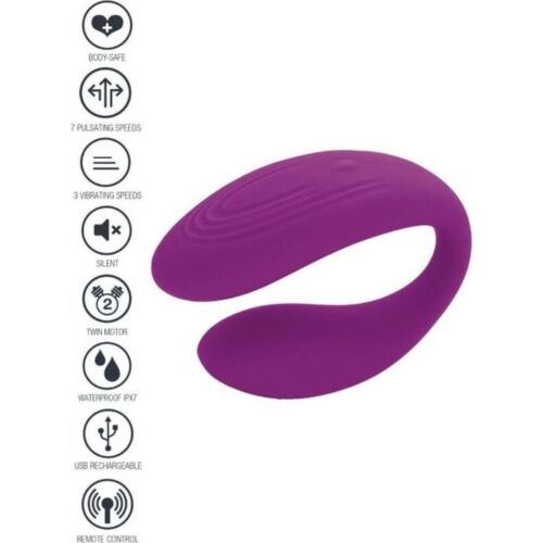 Parvibrator XOCOON Bound Love med fjärrkontroll