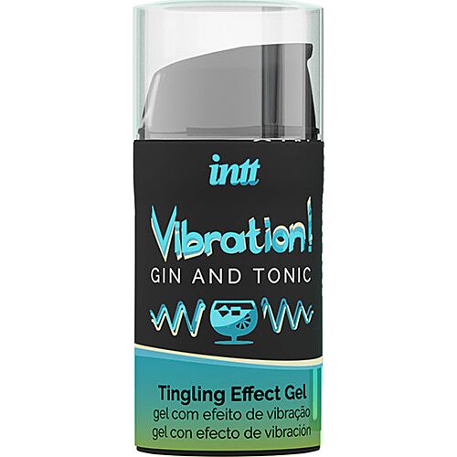 INTT Vibrationsgel Gin & Tonic 15ml - Intensiv Känsla