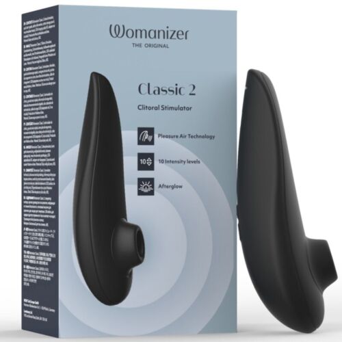 Klitorisstimulator WOMANIZER Classic 2 svart med Pleasure Air