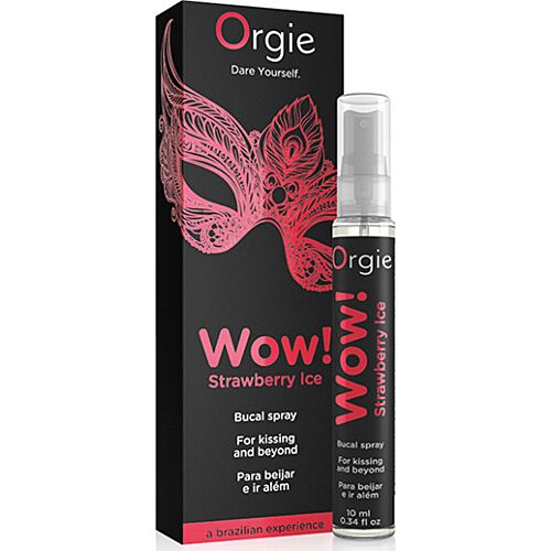 Oral Spray Orgie WOW Strawberry Ice med Kylande Effekt