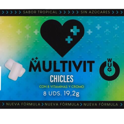 Chicle WUG GUM MULTIVIT med melatonin och valeriana