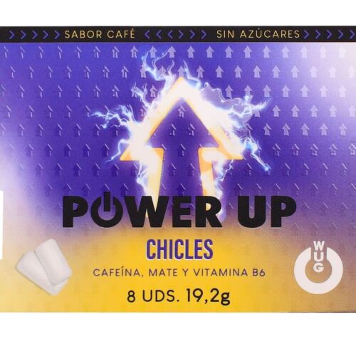 Tuggummi WUG GUM Power Up – Intensiv kaffesmak och energigivande