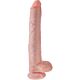 Dildo King Cock 35.6 cm med Realistisk Textur