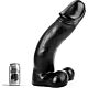 Dildo All Black 45 cm - Flexibelt och Fast Design