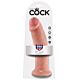 Dildo KING COCK 10 - Realistisk känsla och sugkopp